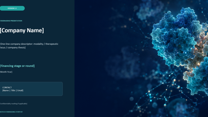 Biotech Fundraising Story Kit cover